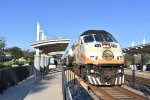 Sunrail Train # P312 leaves Poinciana Depot behind MP32PH-Q # 110 heading to DeLand by way of Downtown Orlando